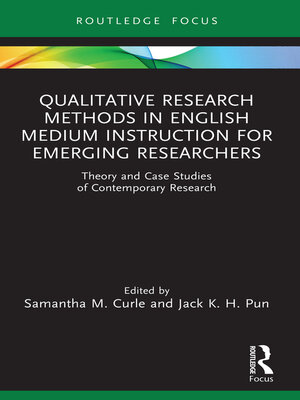 cover image of Qualitative Research Methods in English Medium Instruction for Emerging Researchers